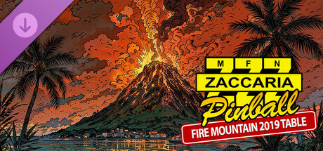 Zaccaria Pinball - Fire Mountain 2019 Table cover artwork