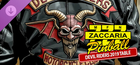 Zaccaria Pinball - Devil Riders 2019 Table cover artwork