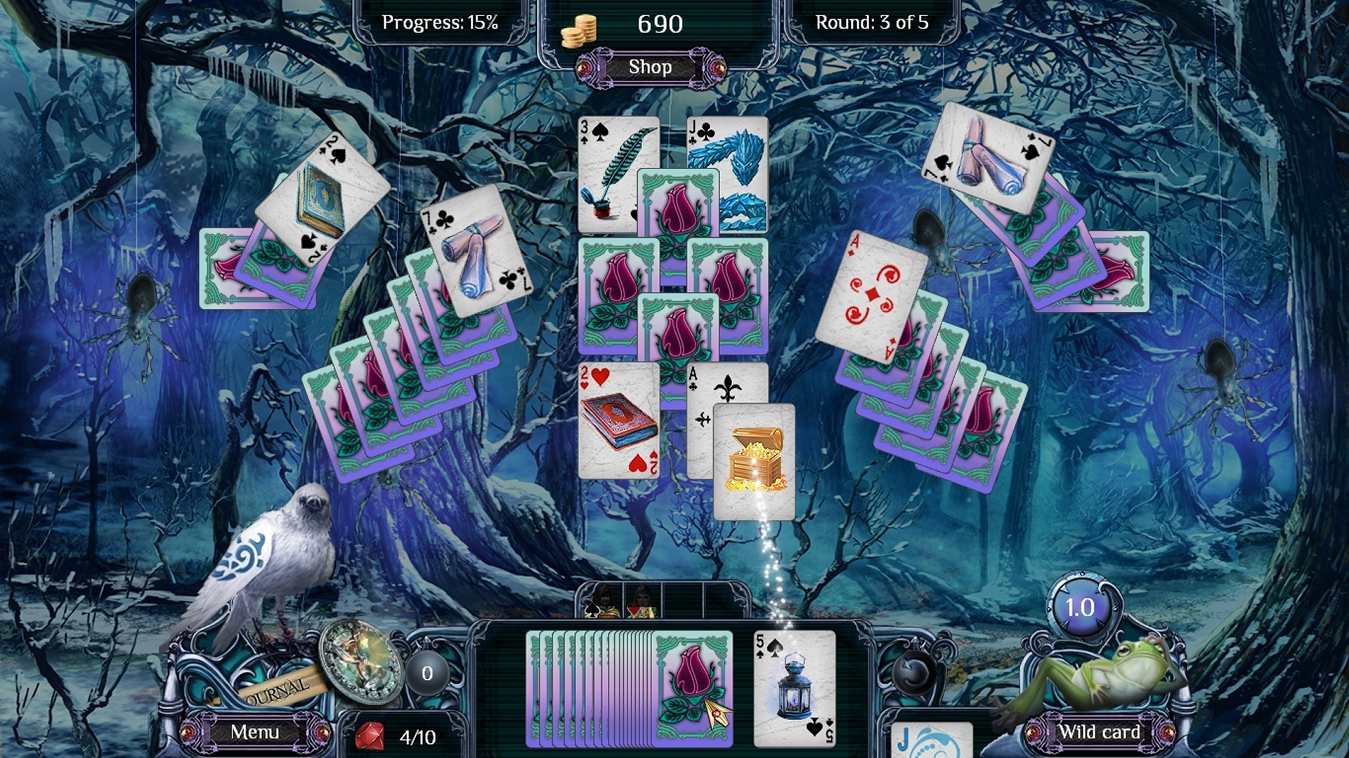 Winter Solitaire official in-game screenshot 1