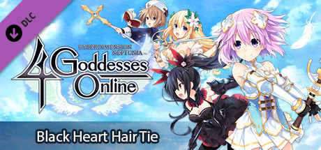 Cyberdimension Neptunia: 4 Goddesses Online - Black Heart Hair Tie cover artwork