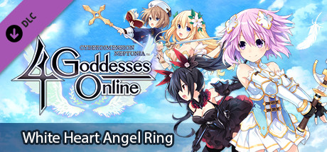 Cyberdimension Neptunia: 4 Goddesses Online - White Heart Angel Ring cover artwork