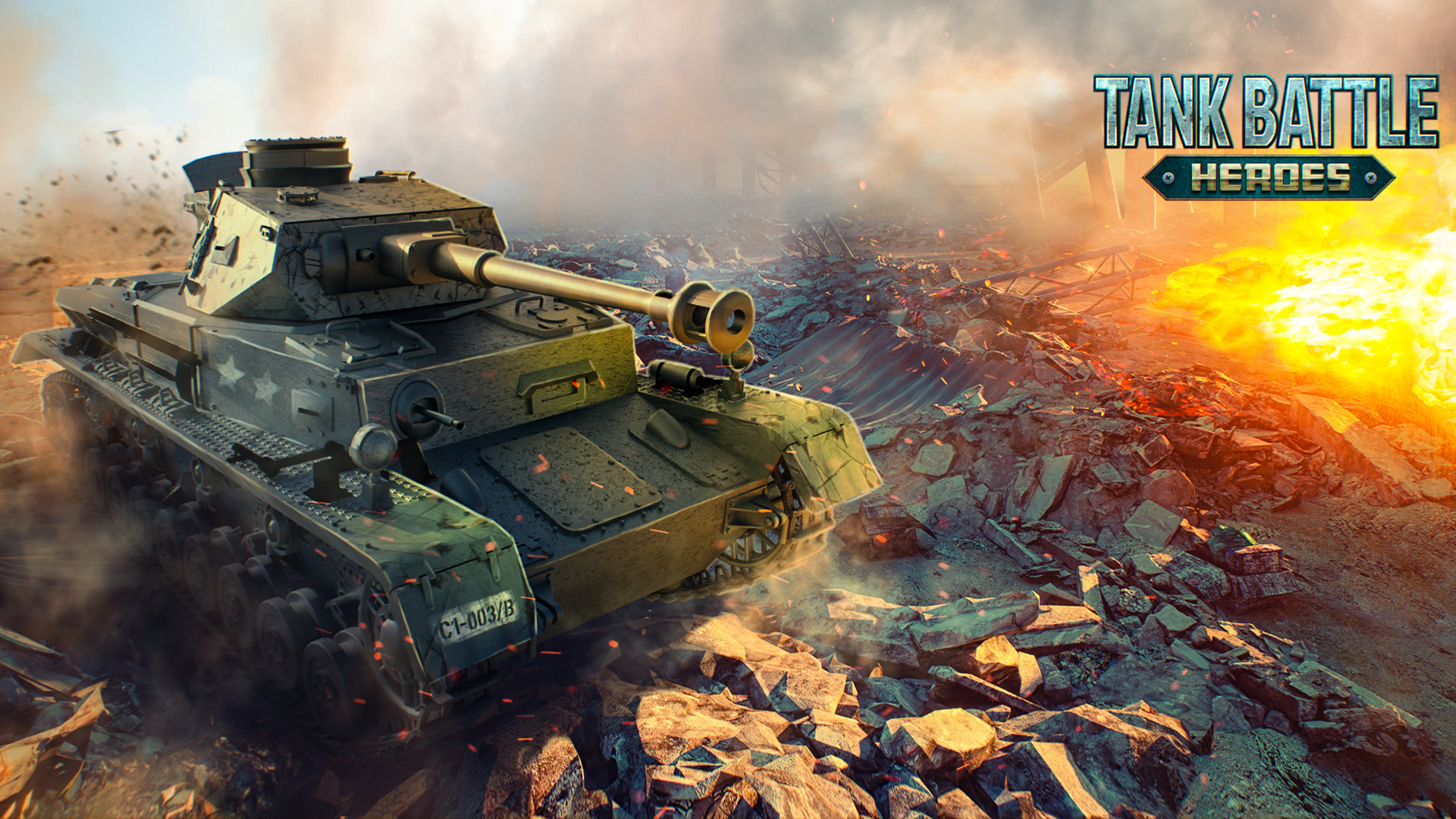 Tank Battle Heroes: Iron Warfare official in-game screenshot 1