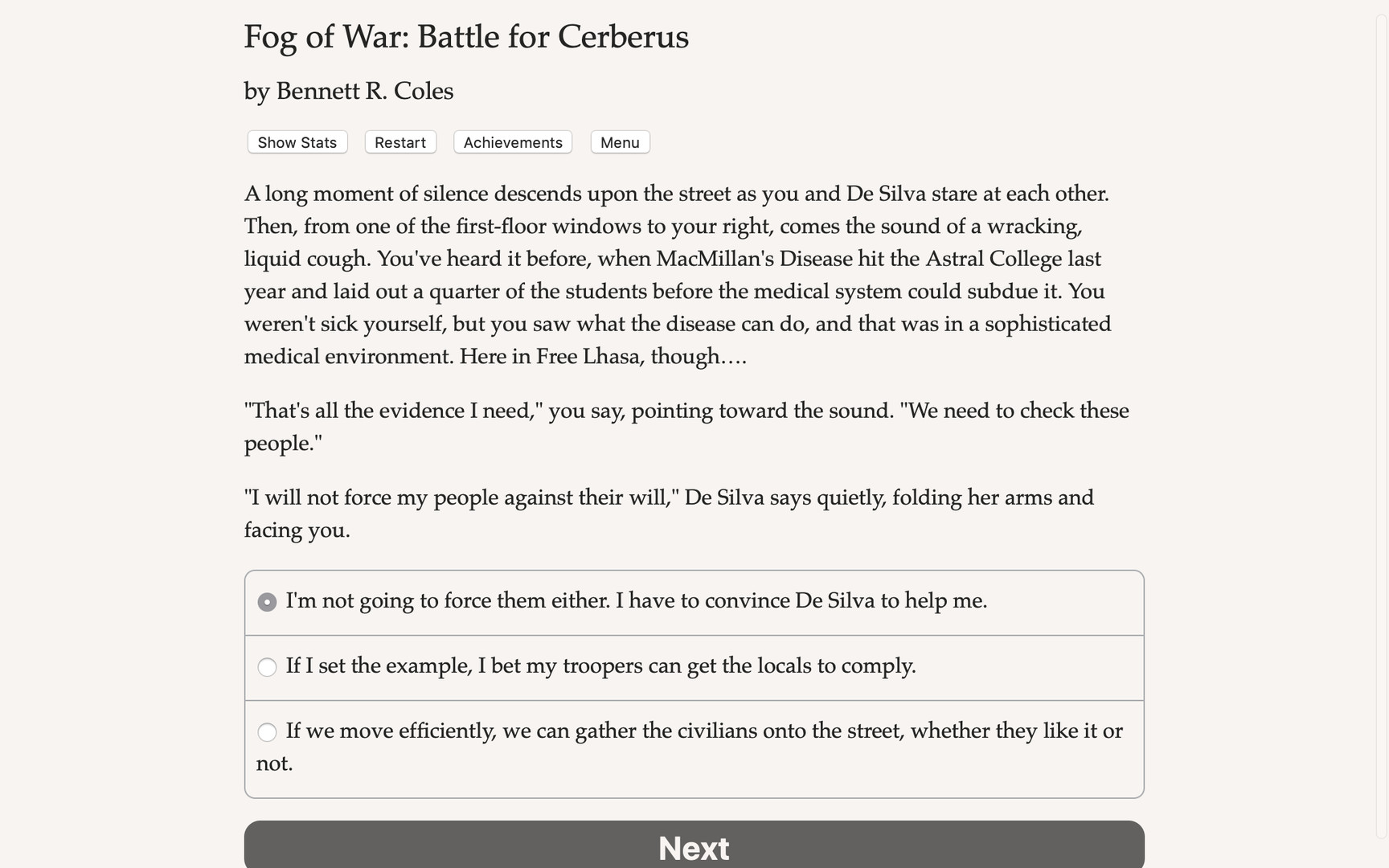 Fog of War: The Battle for Cerberus cover artwork