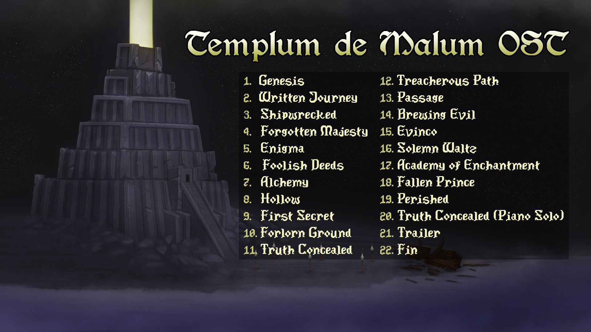 Templum de Malum OST official in-game screenshot 1