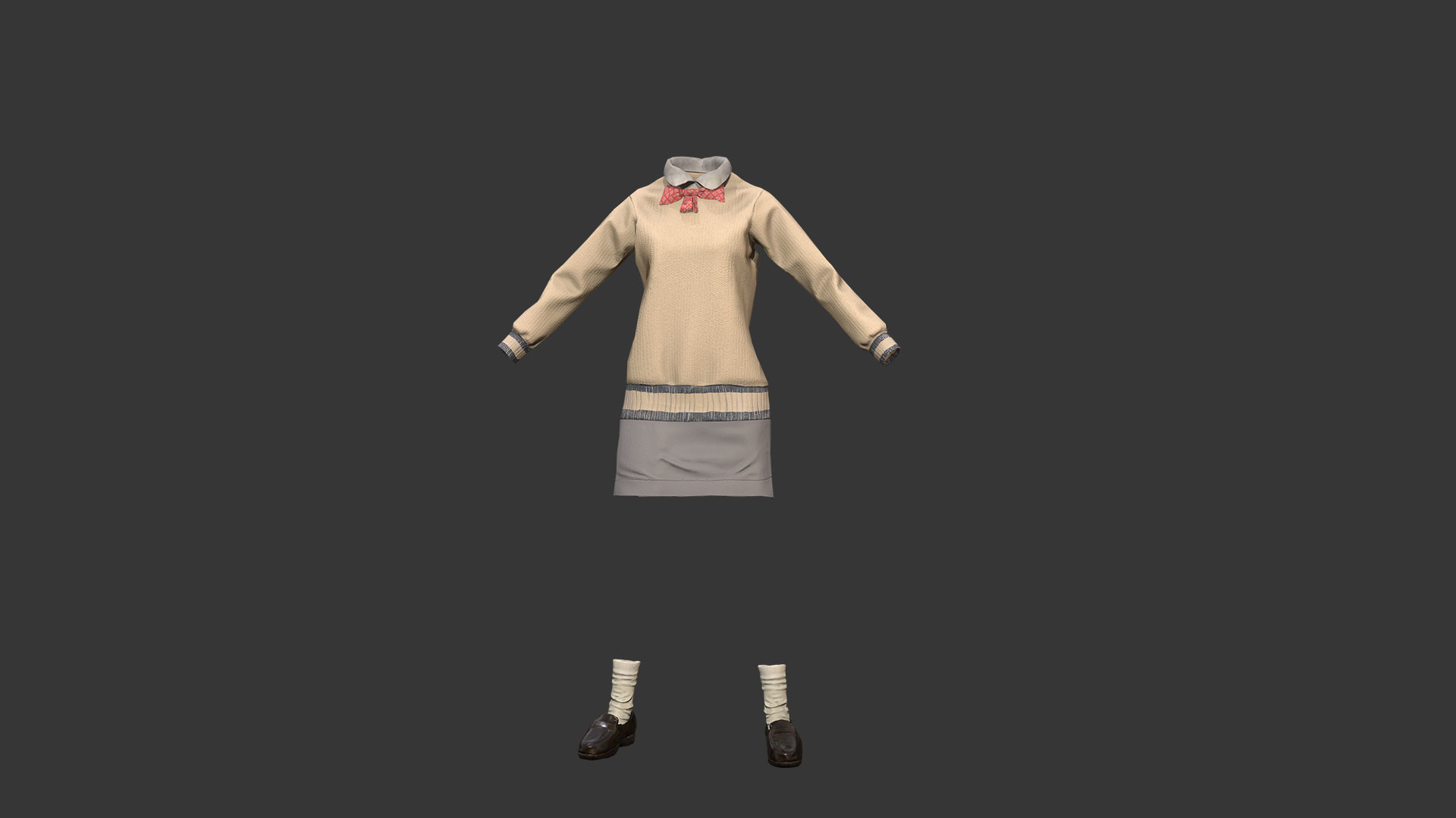 探灵笔记-小可·灵调局冬日制服 official in-game screenshot 1
