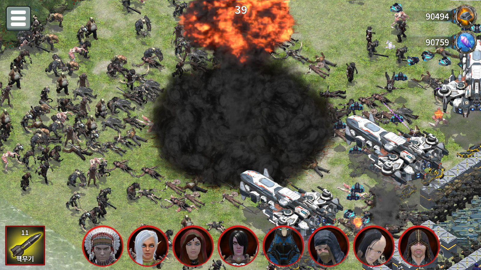 Zombie Rush - Heroes official in-game screenshot 1