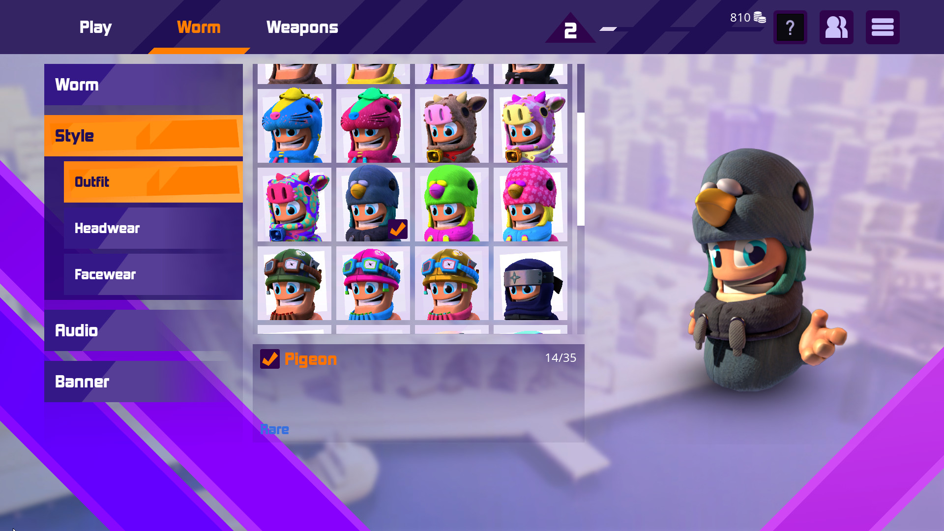 Worms Rumble - Legends Pack official in-game screenshot 1