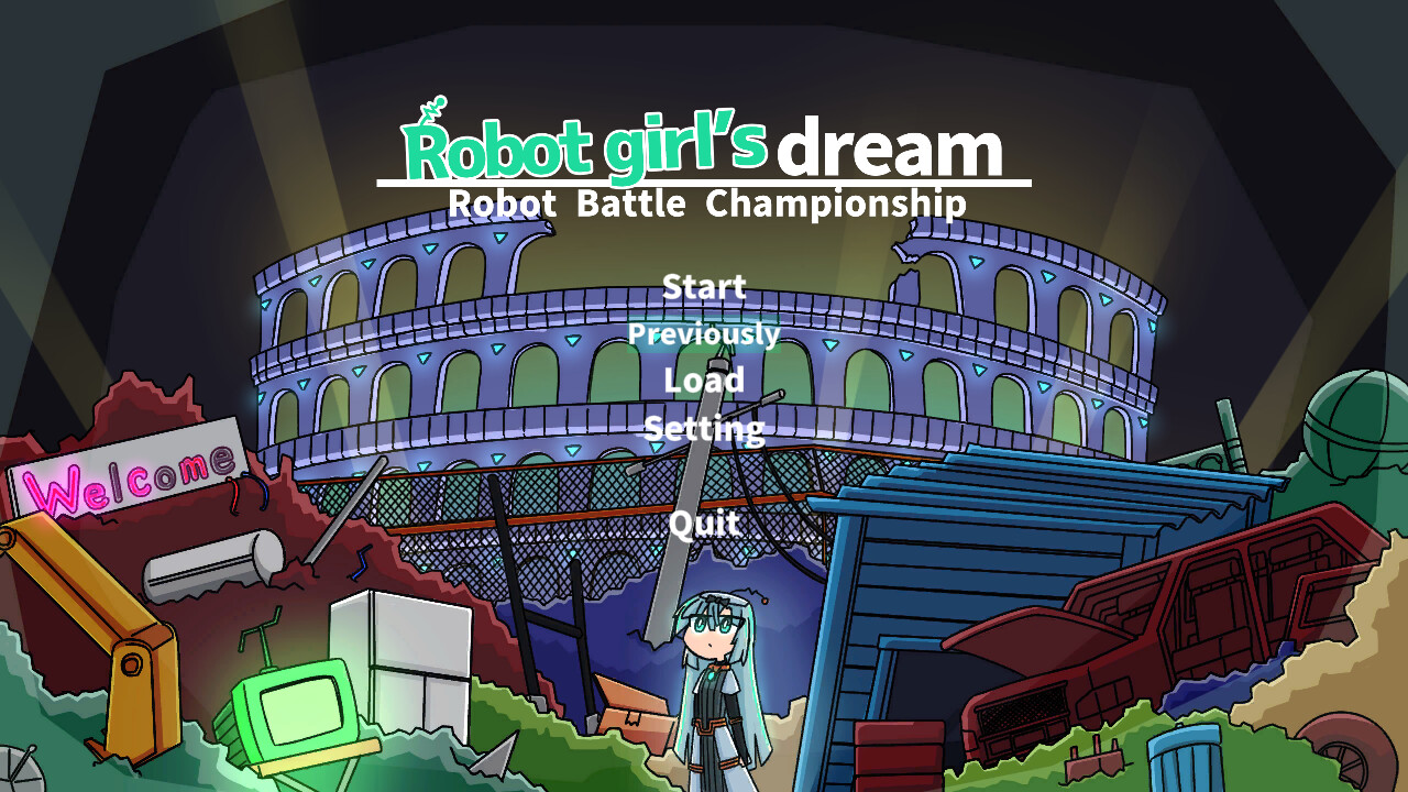 ロボット少女は夢を見る-RobotBattleChampionship- official in-game screenshot 1