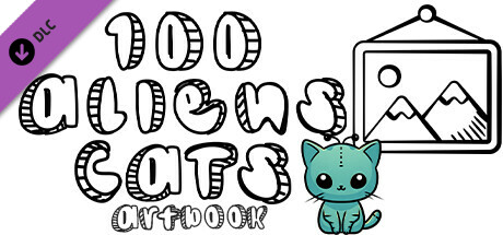 100 Aliens Cats - Artbook cover artwork