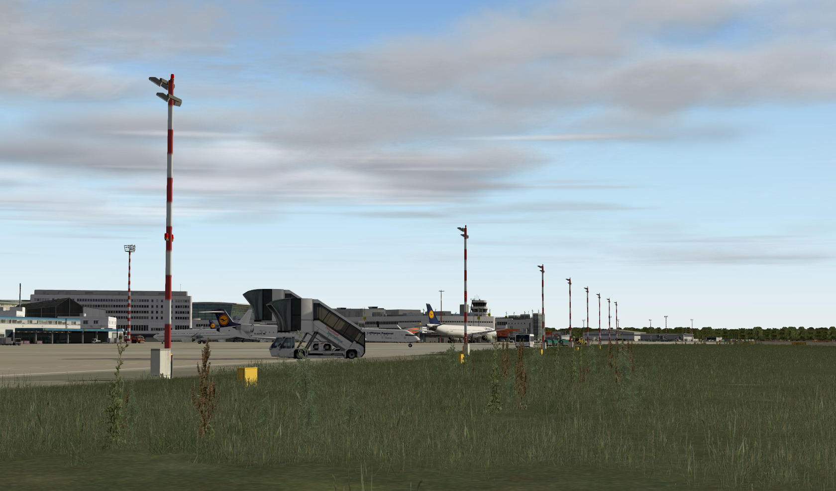 X-Plane 10 AddOn - Aerosoft - Airport Dusseldorf official in-game screenshot 1