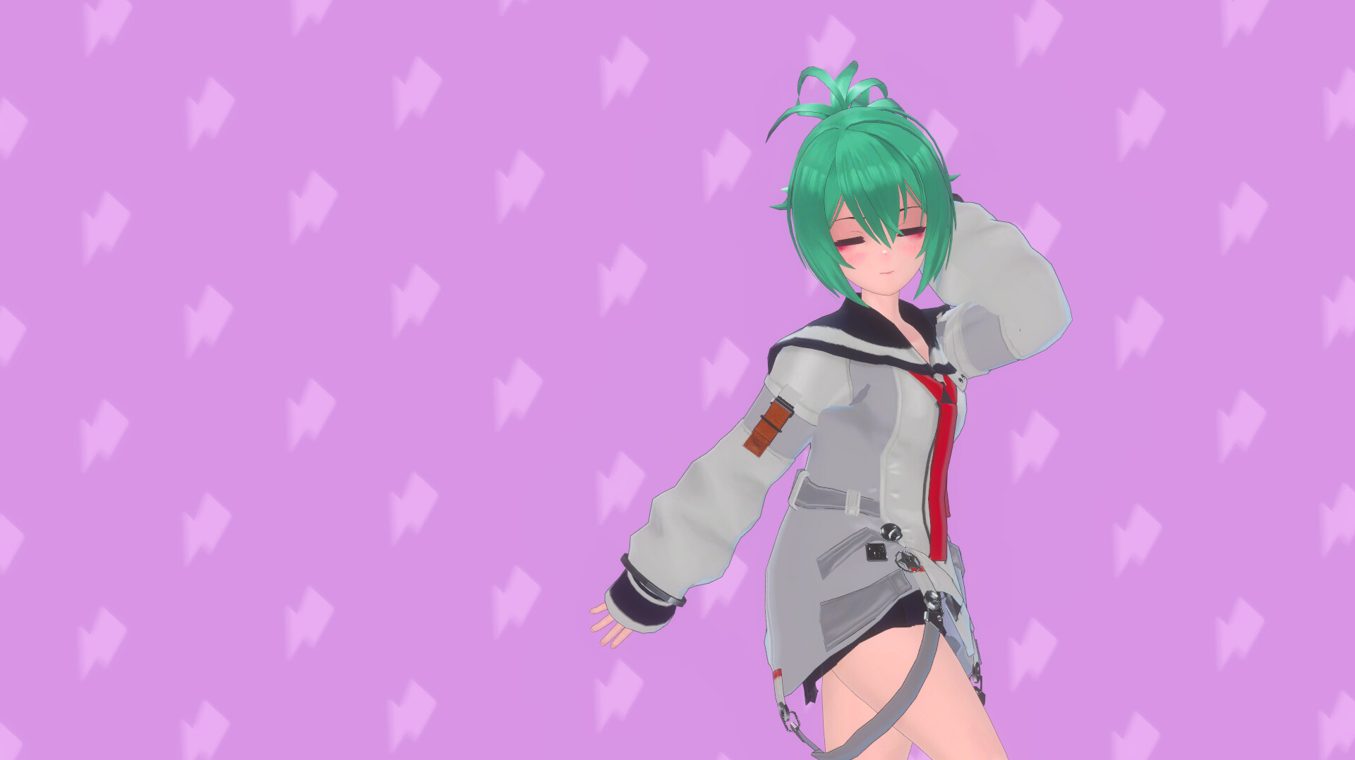 真空少女H 夏树·穿上校服 official in-game screenshot 1