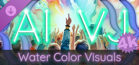 AI-VJ - Water Color 4k Visuals cover artwork