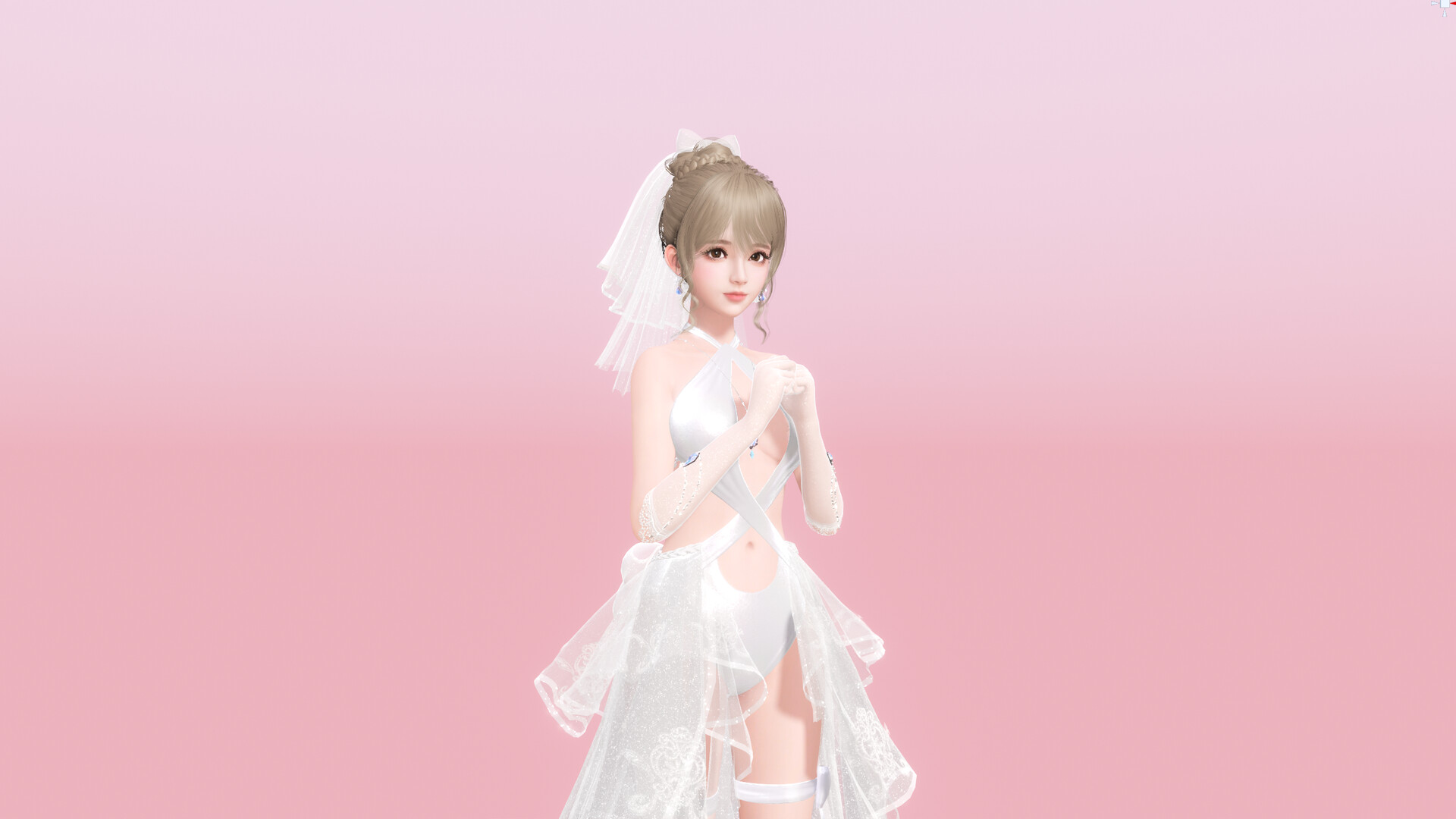 战盟桌面精灵—婚纱服装拓展包:倾世恋歌 official in-game screenshot 1
