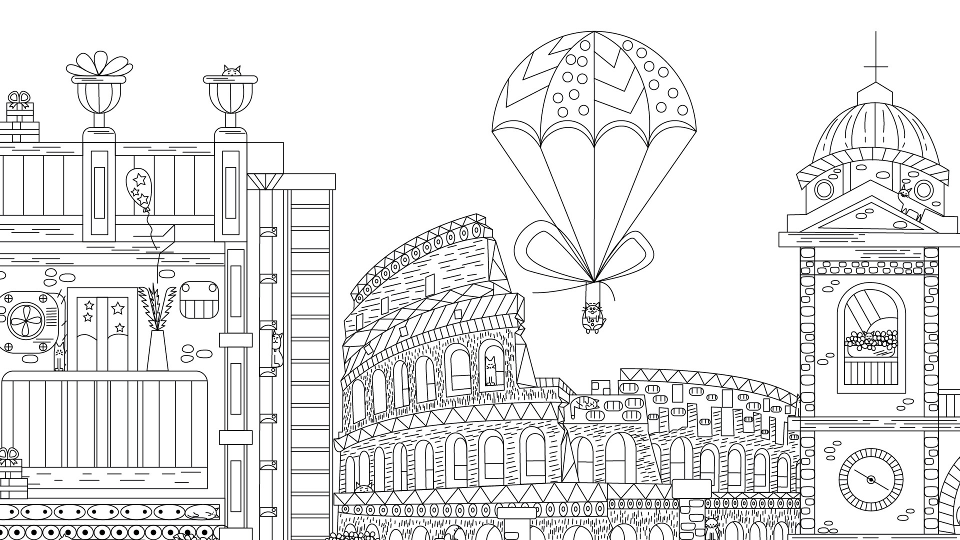 100 Cats Italy official in-game screenshot 1