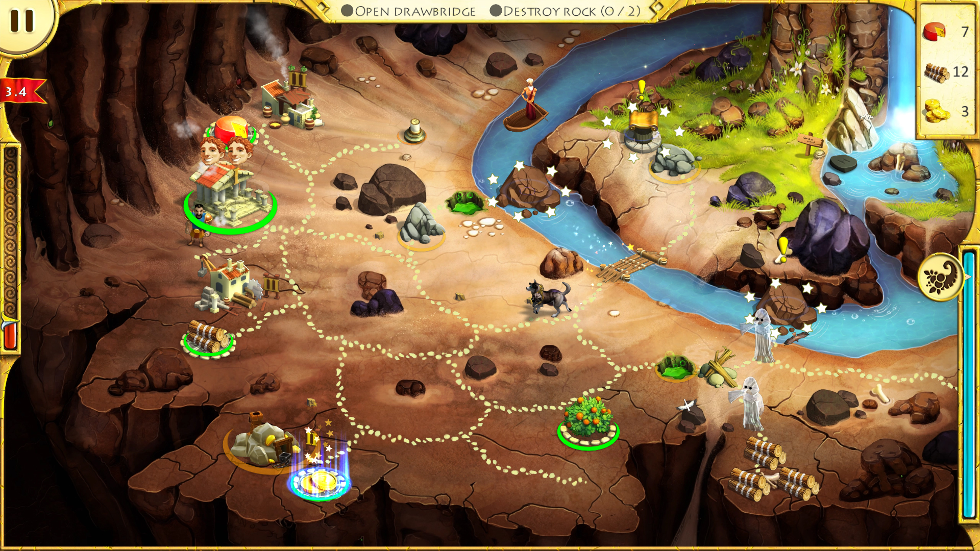 12 Labours of Hercules II: The Cretan Bull official in-game screenshot 1