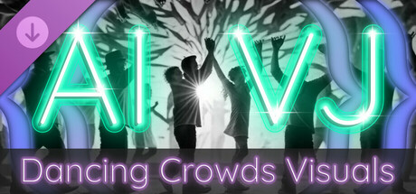 AI-VJ - Dancing Crowds Visuals cover artwork
