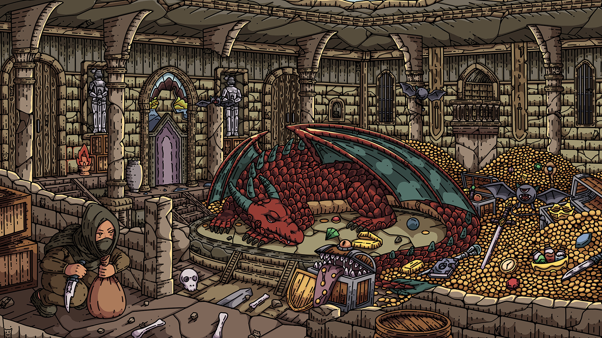 100 Ruin Cats - Artbook official in-game screenshot 1