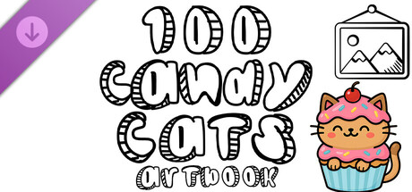 100 Candy Cats  - Artbook cover artwork