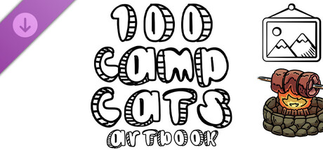 100 Camp Cats  - Artbook cover artwork