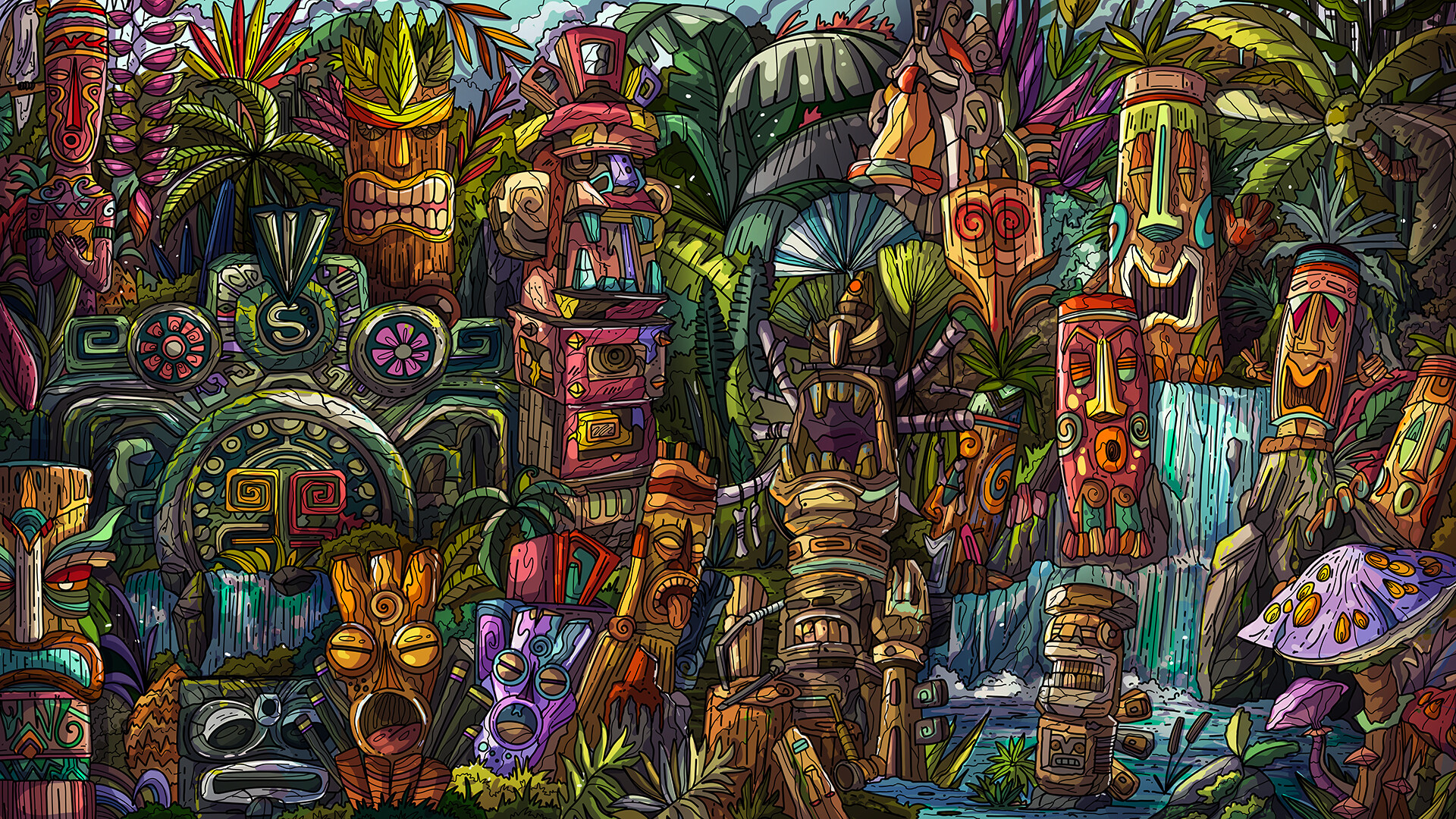 100 Tiki Cats official in-game screenshot 1