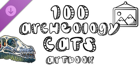 100 Archeology Cats - Artbook cover artwork