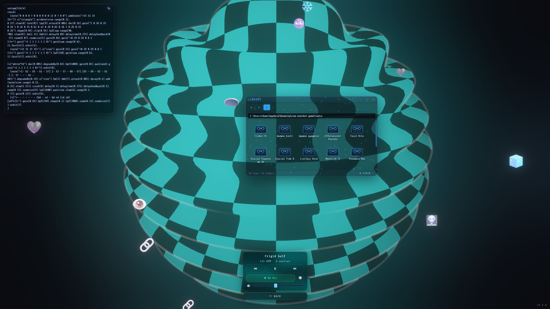 0N35H07: Electro Radio official in-game screenshot 1