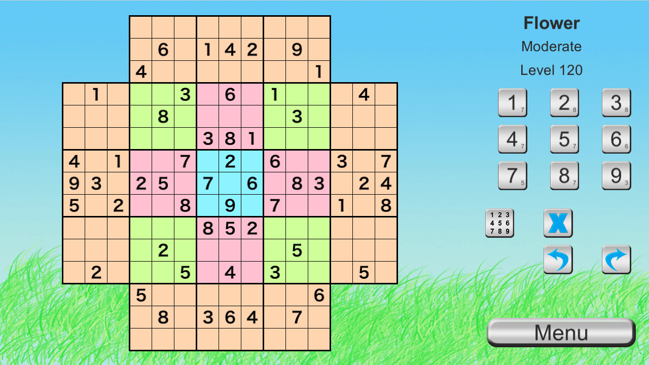 Ultimate Sudoku Collection - Flower Pack official in-game screenshot 1