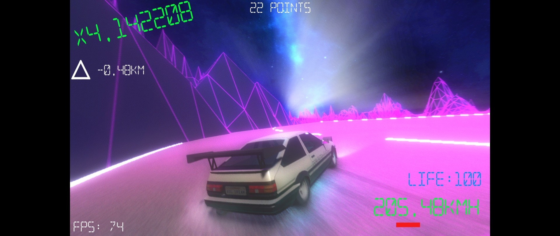Synthwave Dream '85 official in-game screenshot 1