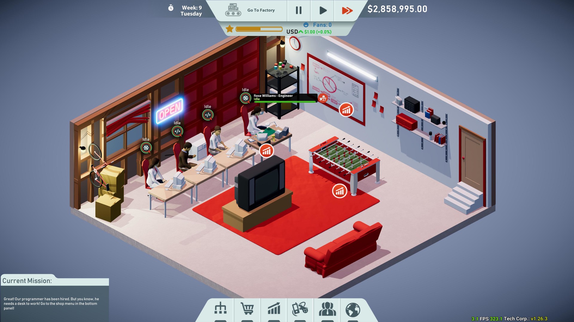 Tech Corp. official in-game screenshot 1