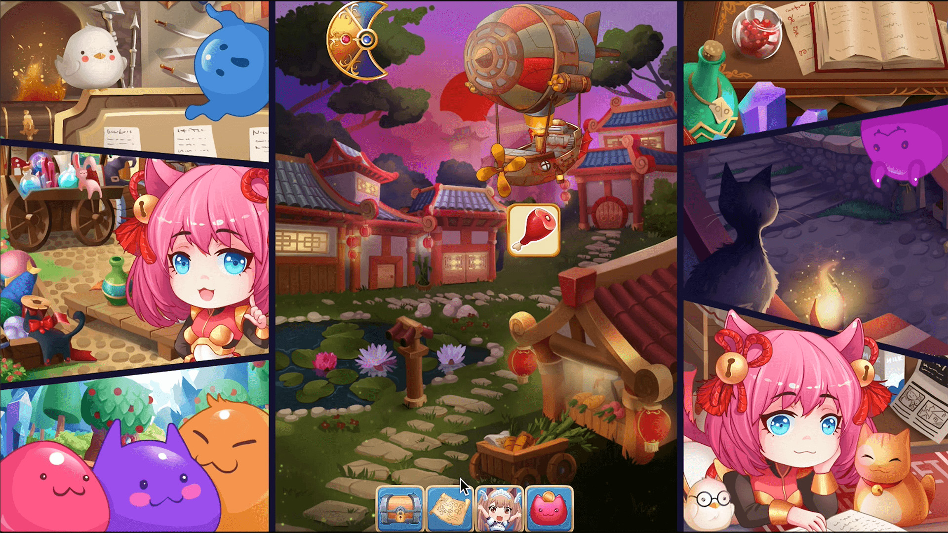 Slime Age: Parody MMORPG Clicker official in-game screenshot 1