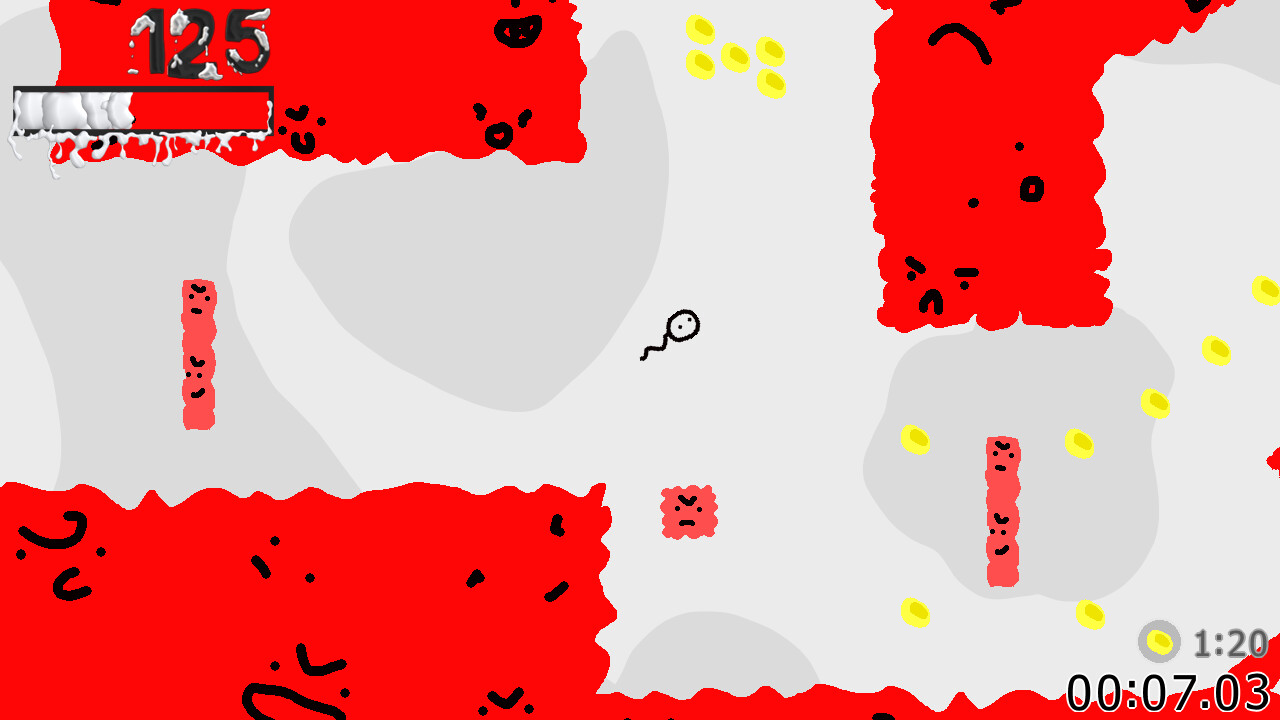 Steven the Sperm official in-game screenshot 1