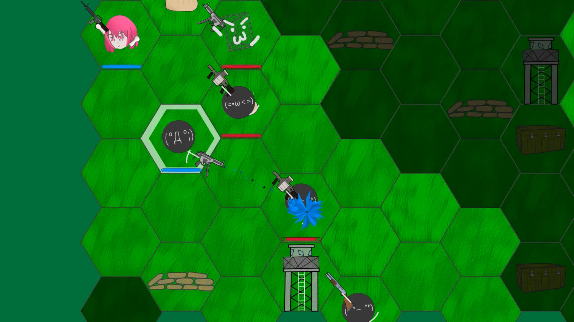 战术狂想3-枪战足球(Chimera of Tactics 3-Gun and Soccer) official in-game screenshot 1
