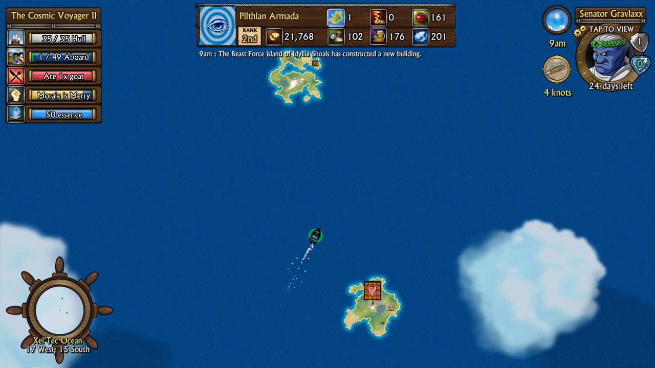 Swords and Sandals Pirates official in-game screenshot 1
