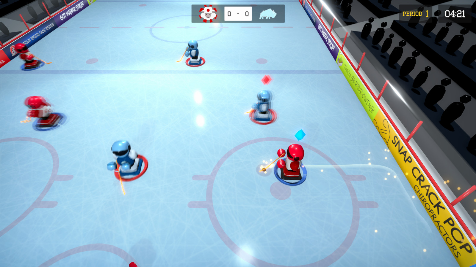 3 on 3 Super Robot Hockey official in-game screenshot 1